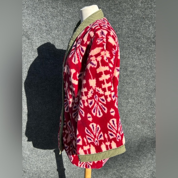 Free People We The Free Vivid Dreams Faux Fur Kimono Jacket - Picture 9 of 16